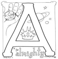 Coloring Page-A-Almighty